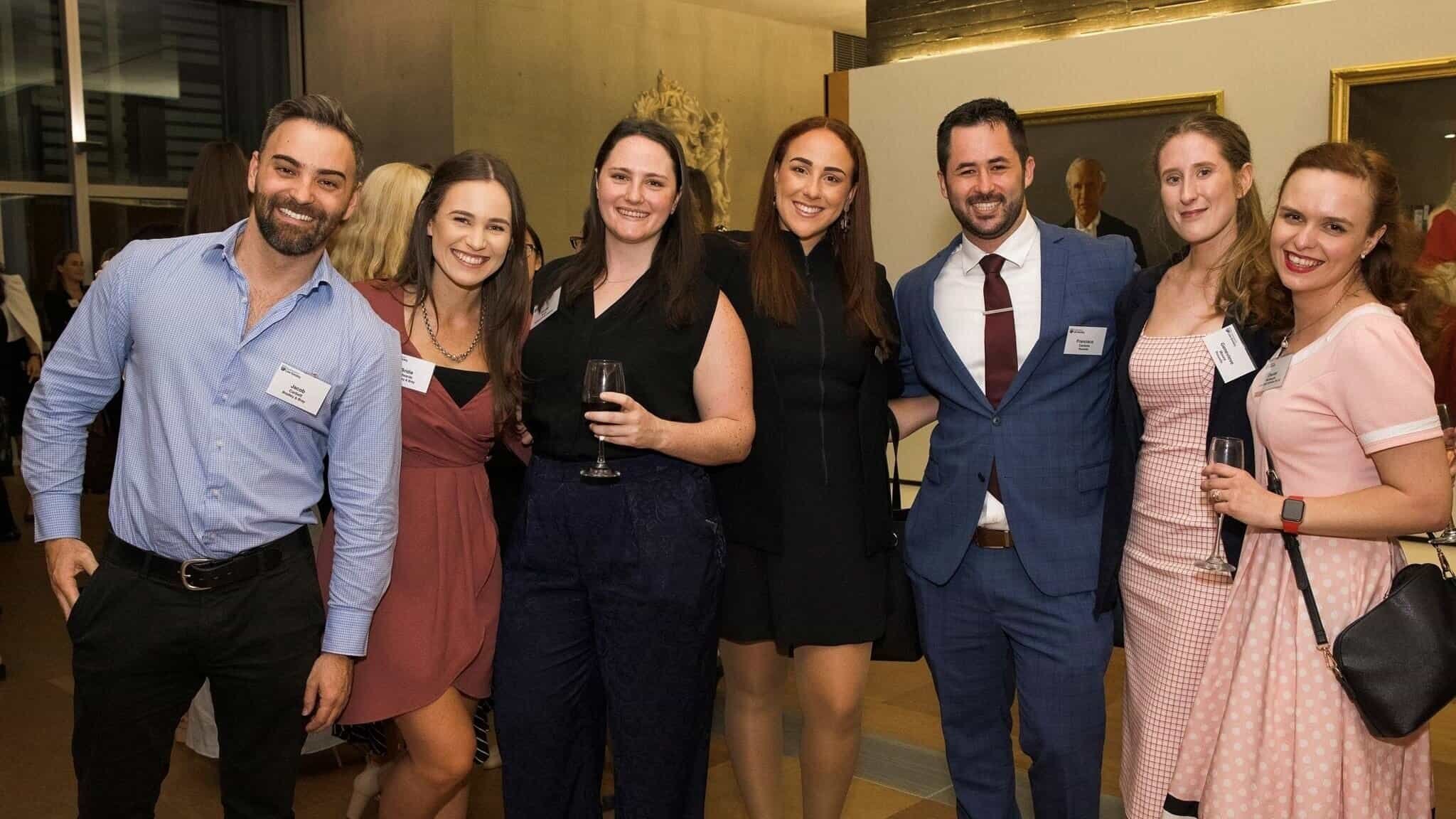Director Jacob Corbett and Lawyer Bridie Edwards attend QLS Professional Drinks in Brisbane!