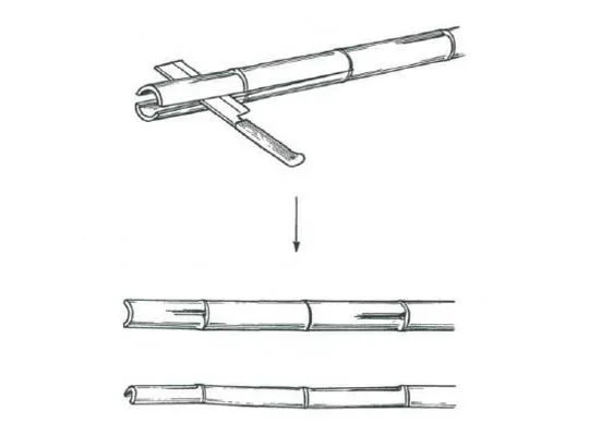 How to Split Bamboo Poles