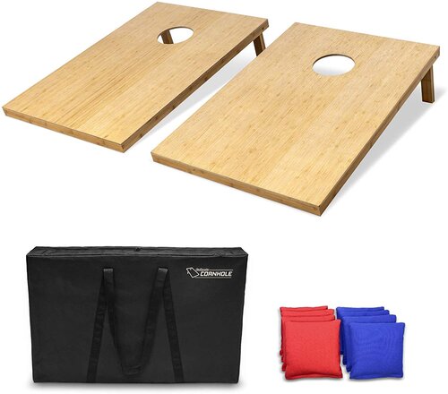 Bamboo Cornhole Game