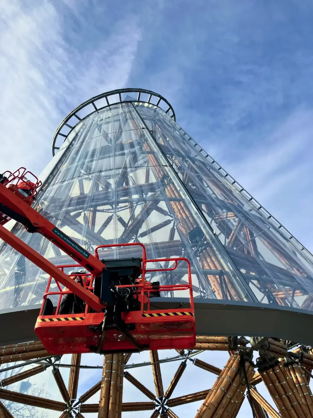 Guadua Bamboo Tower Planckendael Zoo Belgium