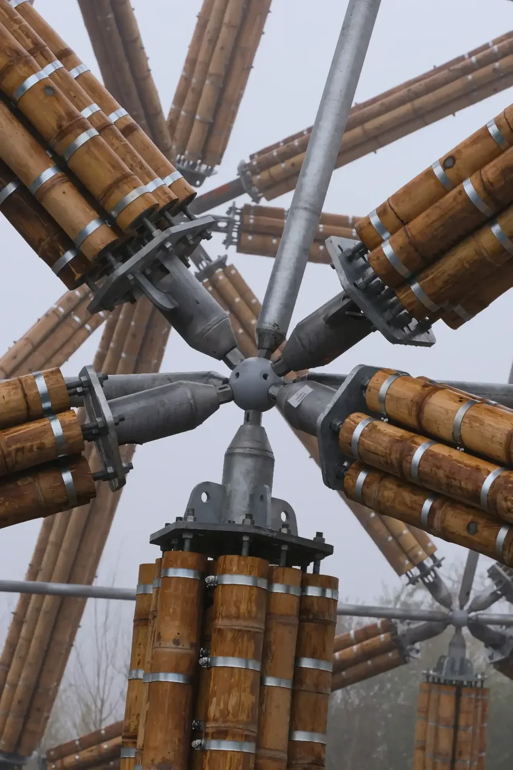 Guadua Bamboo Tower Planckendael Zoo Belgium