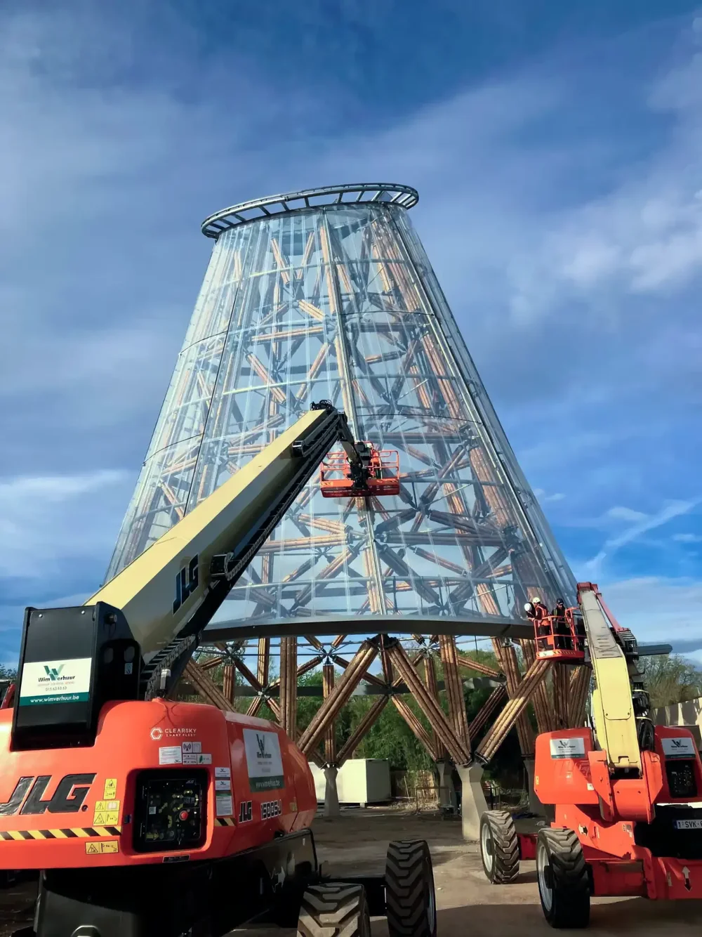 Guadua Bamboo Tower Planckendael Zoo Belgium