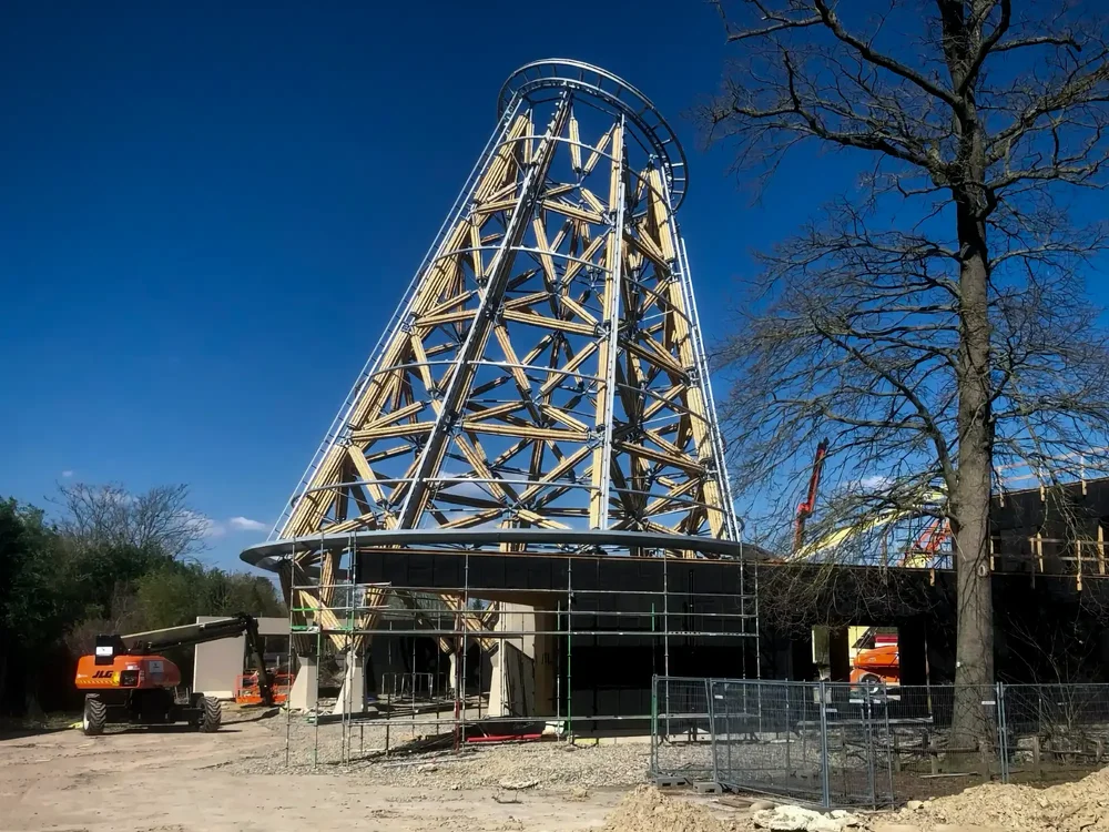 Guadua Bamboo Tower Planckendael Zoo Belgium