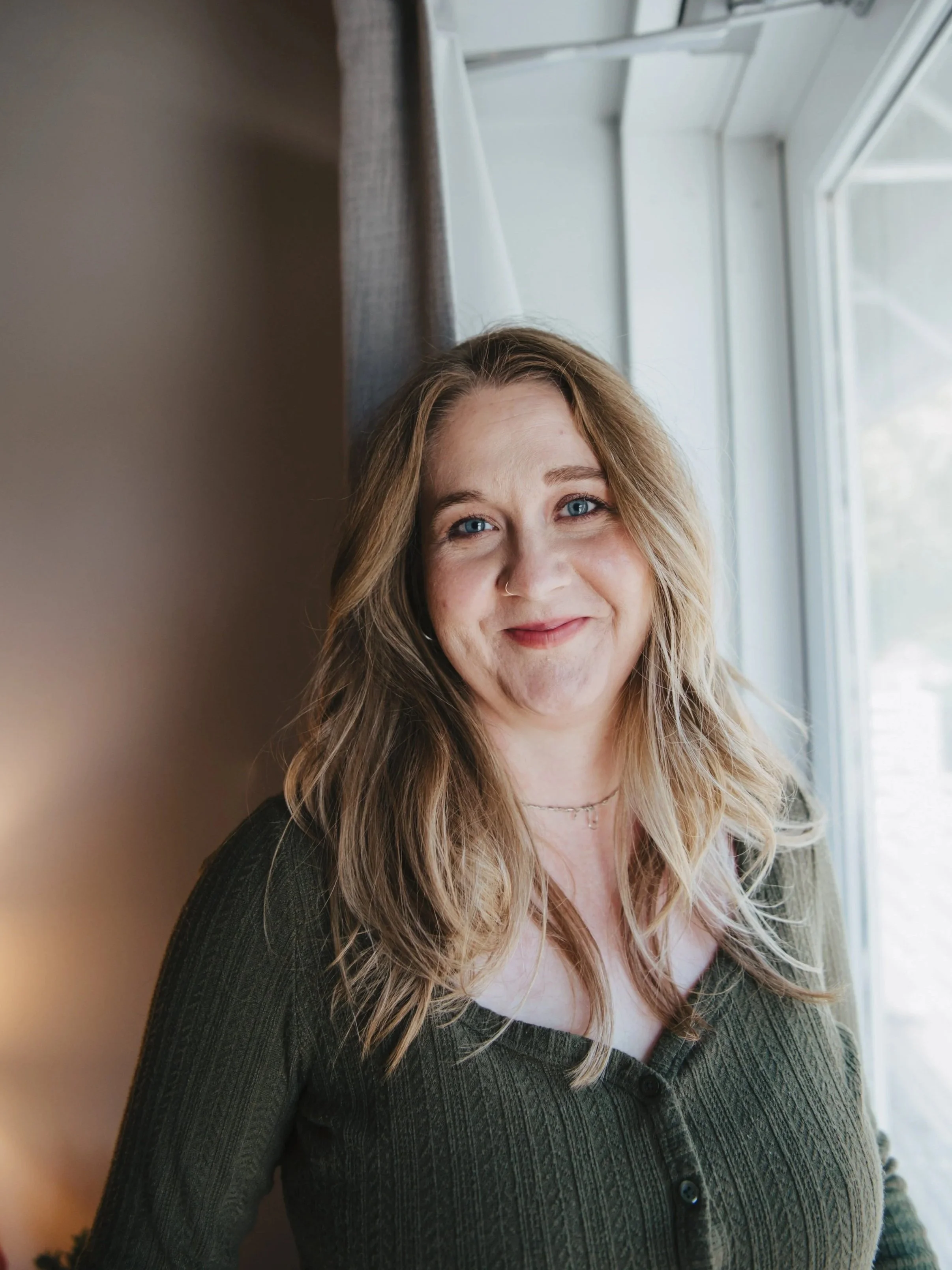 Photo of Liv Norby-Sedam, LCSW—licensed clinical social worker in Indiana specializing in EMDR therapy for trauma and mood disorders.