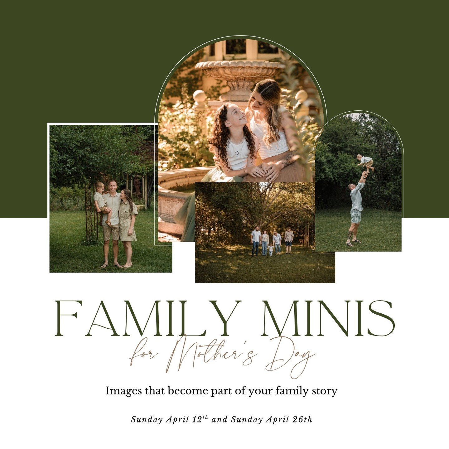 Mother&rsquo;s Day Minis are here! 
Normally my mini sessions are just for kids or immediate family members (those living under the same roof). But with the cost of groceries these days and grandparents sometimes getting forgotten in the mix, I thoug