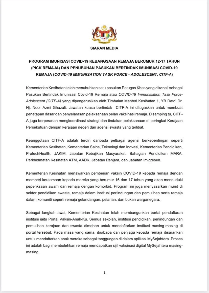 Press Statement In Reply To Ybm Tengku Razaleigh Hamzah Khairy Jamaluddin