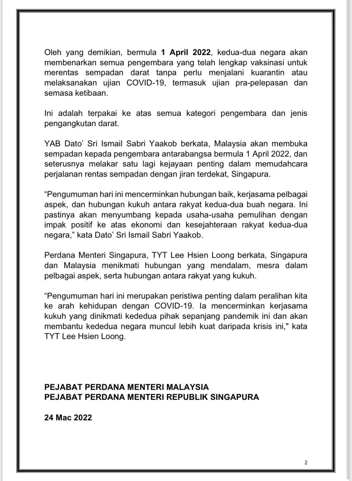 Press Statement In Reply To Ybm Tengku Razaleigh Hamzah Khairy Jamaluddin