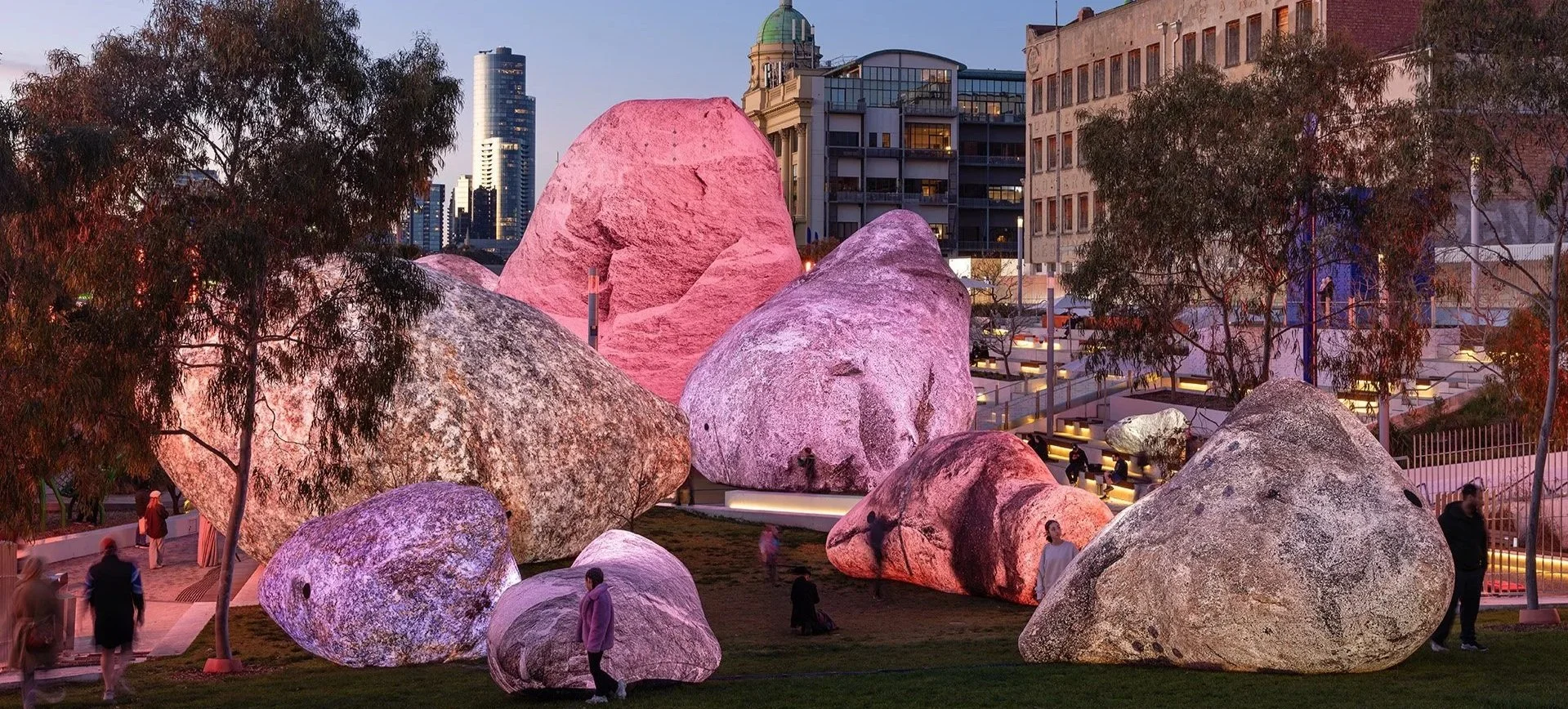 IWAGUMI URBAN AIR SCAPE – Large-scale public art installation