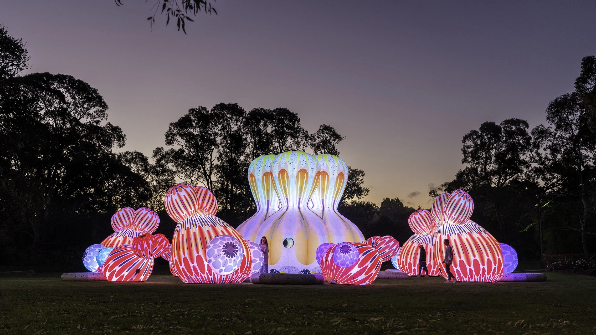Koi Fish Inflatable CUPID’S KOI GARDEN | Interactive Inflatable Public Art Installation ...