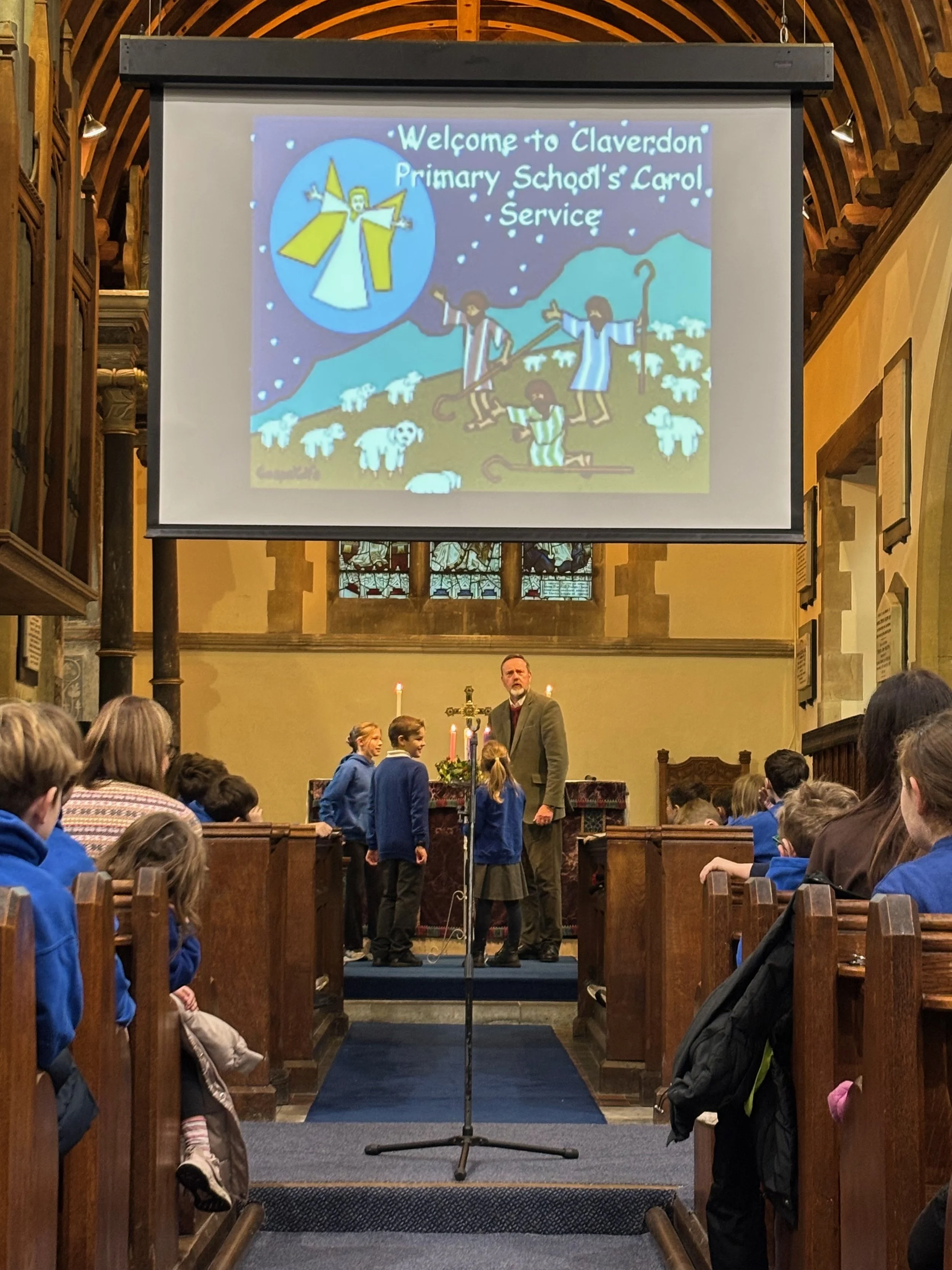 Advent wreath lighting