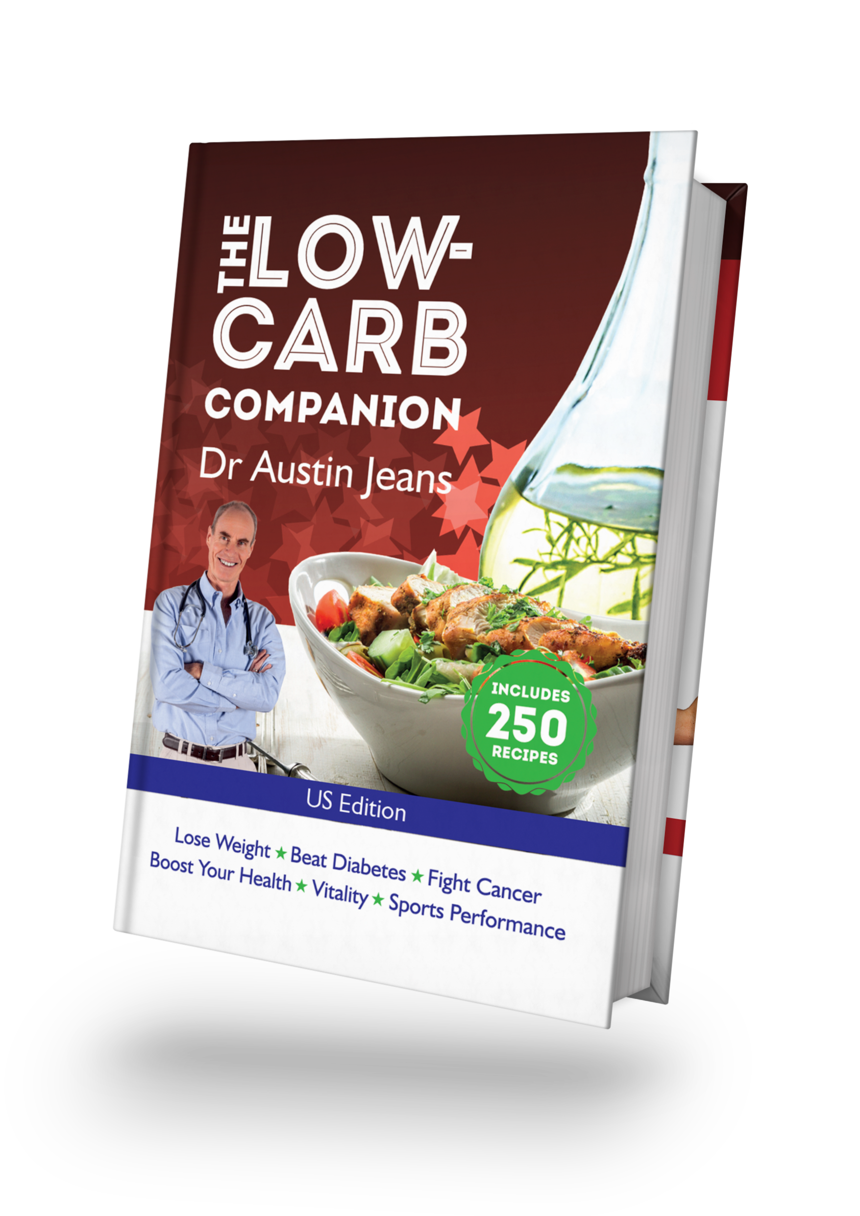Cover Only - The Low-Carb Companion by Dr Austin Jeans (First Edition) (Cover Design, Layout, Print & Amazon artwork prep)