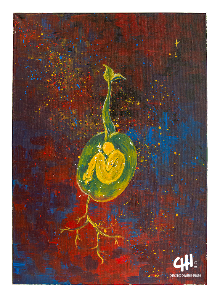 Seedling - Acrylic on Canvas - 2020 (approx. A2)