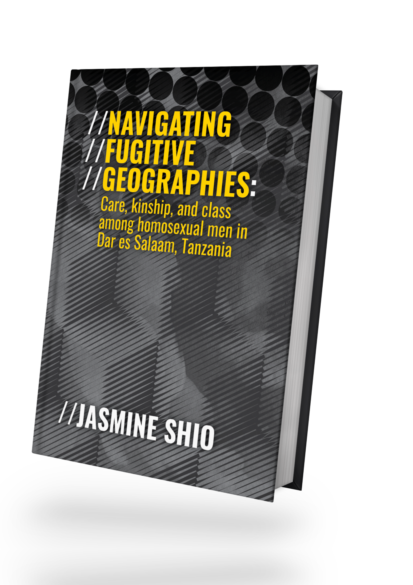 Thesis Book - Navigating Fugitive Geographies by Jasmine Shio (Cover & Book Layout/Typesetting, Custom Art, Production Process Support)