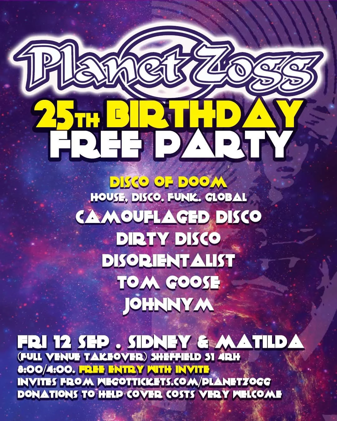 Planet Zogg 25th Birthday