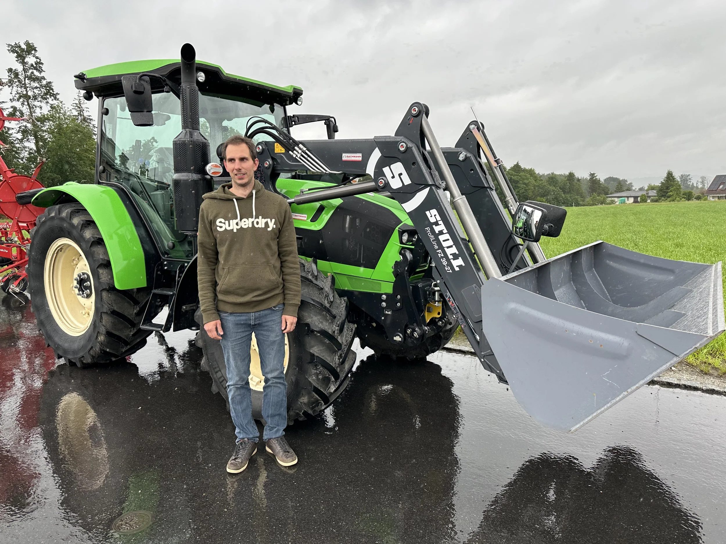 Deutz-Fahr 5115, Frontlader Stoll FZ 39-27 