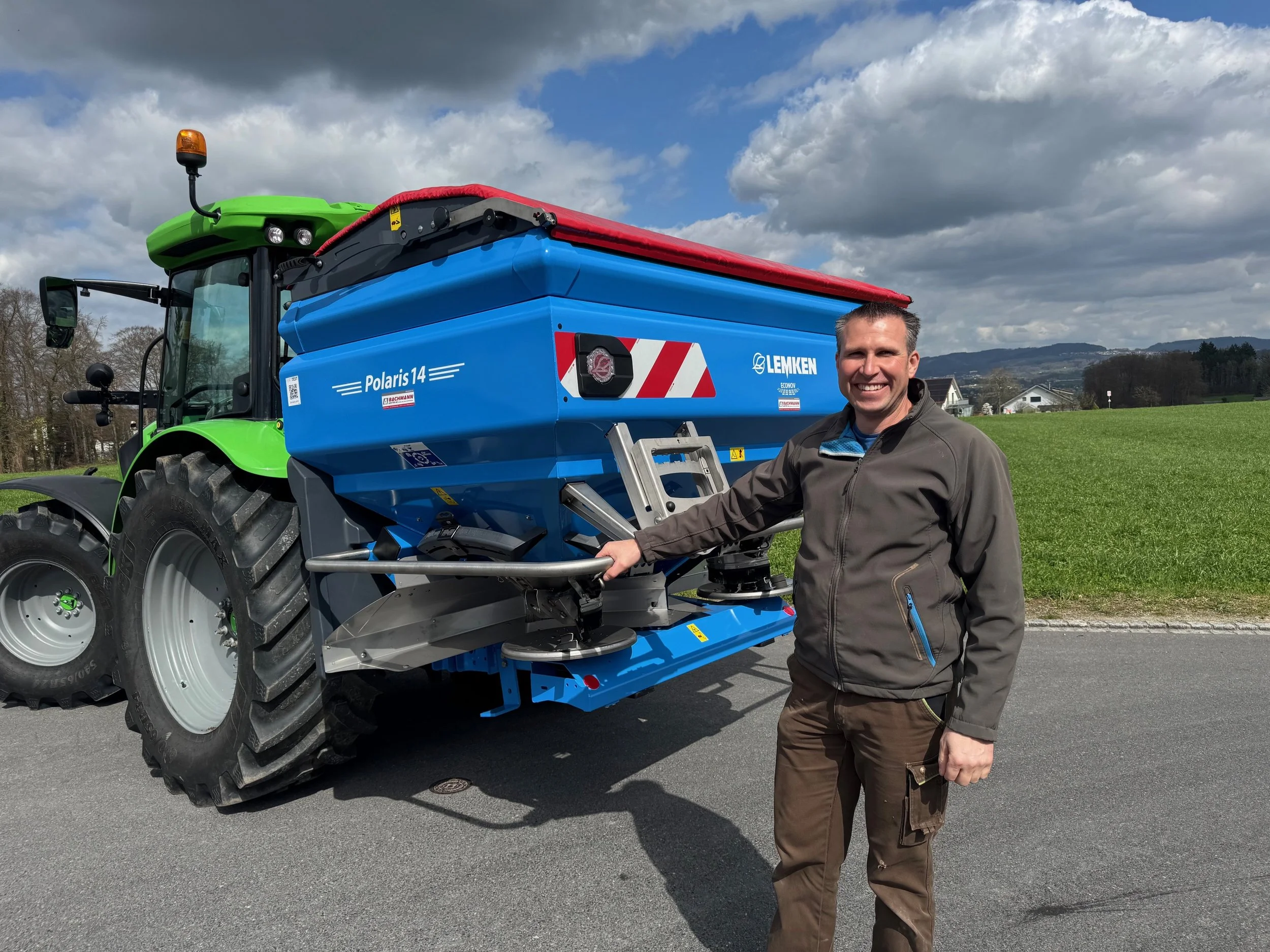 Lemken Polaris 14/2500, Düngerstreuer