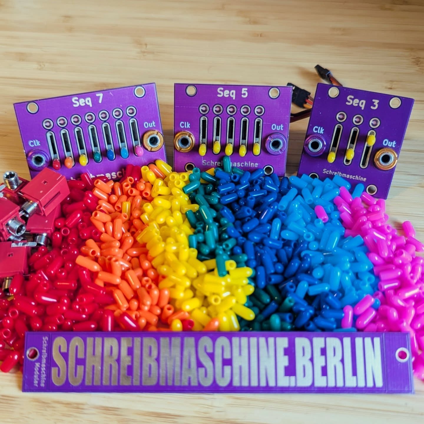 Stocking up for the upcoming production on prime sequencers. Also happy pride month. Trans liberation now!
This is not rainbow capitalism btw, I'm just a lesbian and all of my synthesizers are also lesbians which is why you want them to move in with 