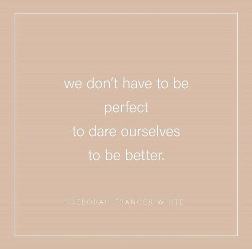 Perfection is not the goal.... because once you hit that said goal, there will always be something else. Don&rsquo;t let the idea of perfection stop you. 
#perfection #goals #starttoday #fitmums #personaltraining #personalgrowth
