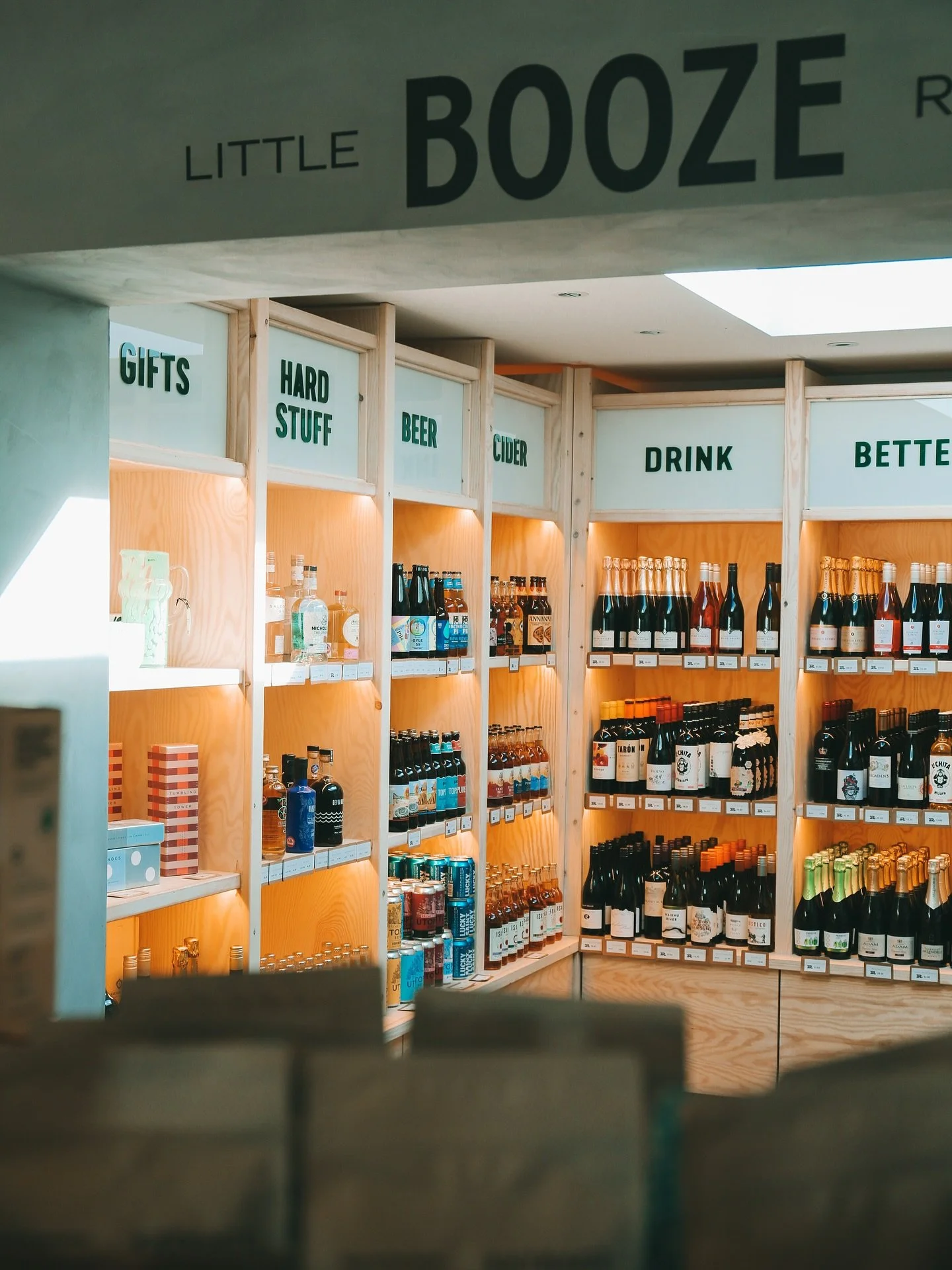 Stocked with lots of local brands, we&rsquo;re loving our new booze room!