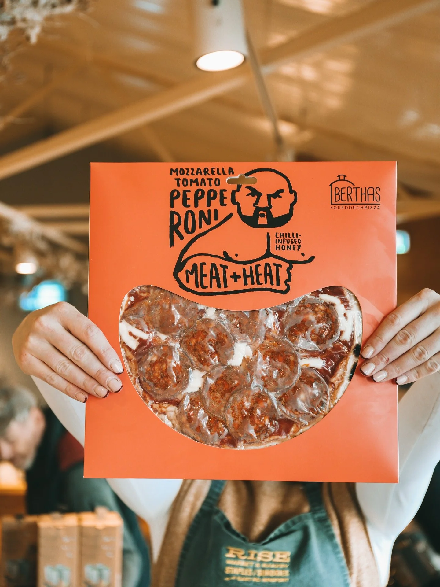 NEW PIZZA! 
You&rsquo;re loving our pizzas from @berthaspizza 
So we thought we&rsquo;d try another flavour! 
Introducing meat &amp; heat, with chilli infused honey! 

#pizza #rise #bridport