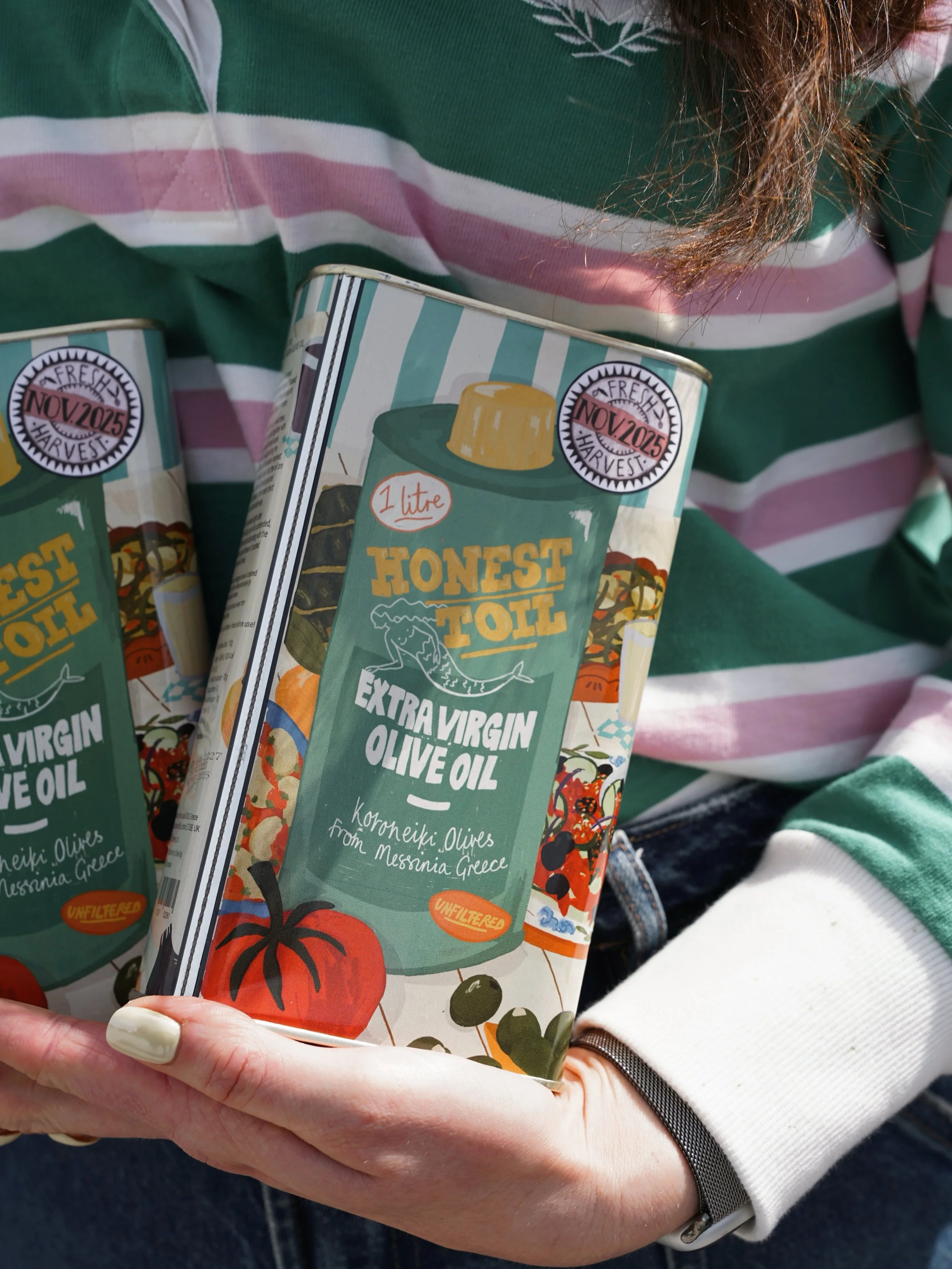 We&rsquo;re delighted to now be stocking @honest_toil olive oil 🫒

Honest Toil produce beautifully fresh, unfiltered extra virgin olive oil from small family-run groves in Greece, working directly with farmers and overseeing every step from harvest 
