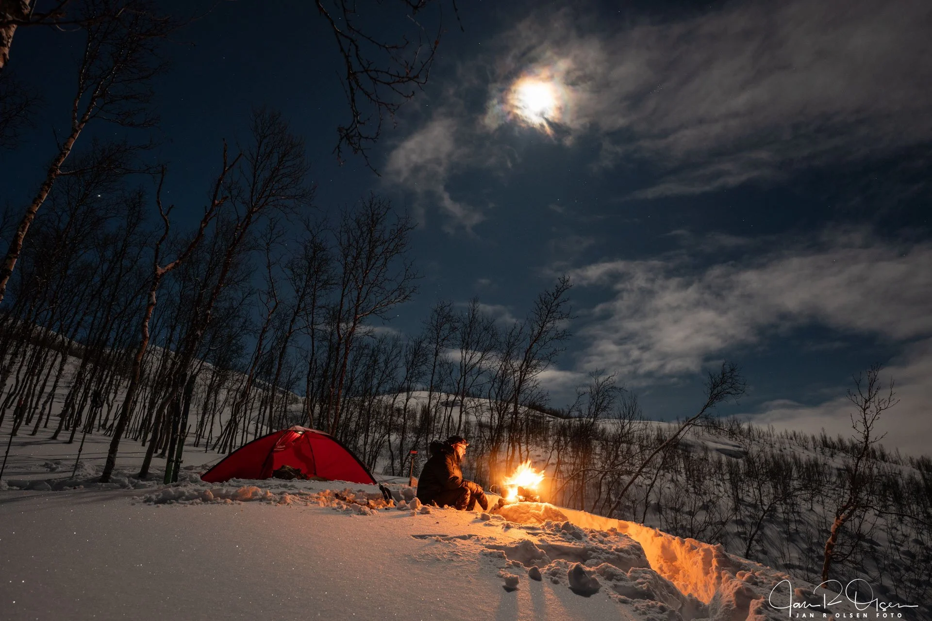173. Fullmånetur med bjørkebål