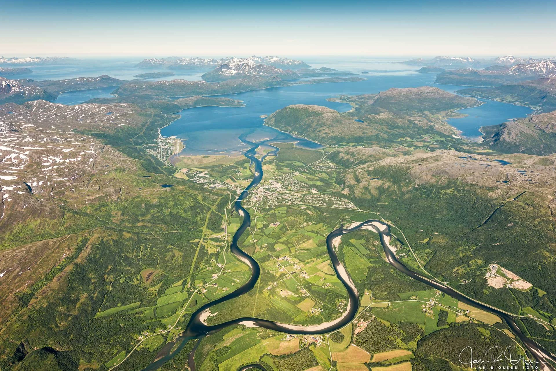 Reisaelva Storslett Reisafjorden Nordreisa.