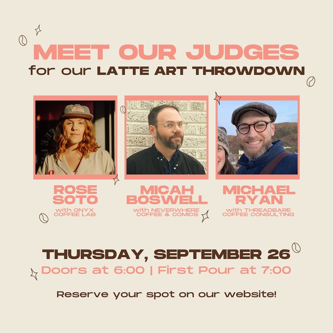 It&rsquo;s time to meet our judges for our first ever Latte Art Throwdown! ✨ 

Visiting from NWA, Rose Soto is the Caf&eacute; manager for @onyxcoffeelab headquarters location in Rogers. She has a passion for the craft and loves a little friendly com