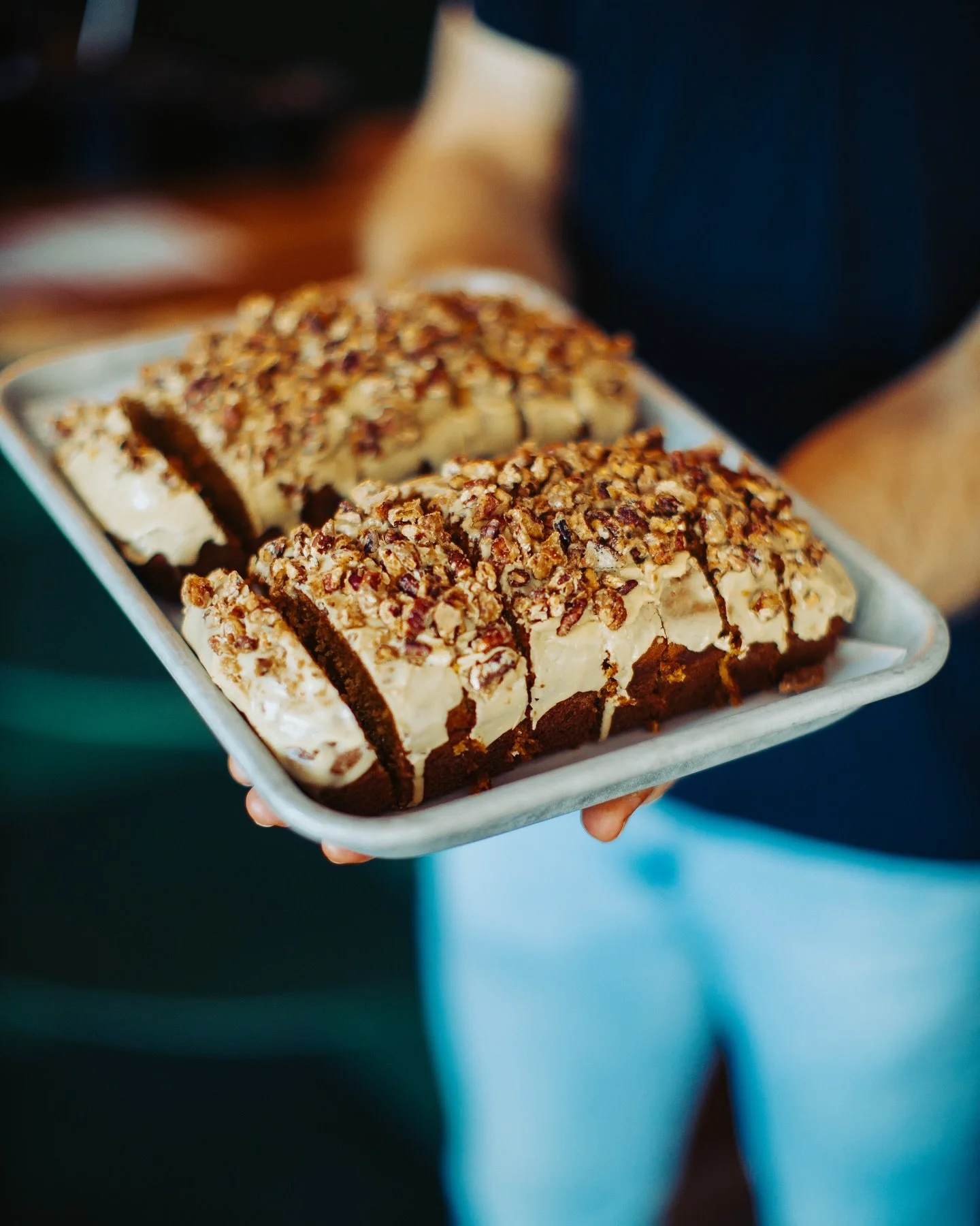It&rsquo;s officially pumpkin season, and we have Nona Bakes&rsquo; delicious Pumpkin Bread back in the case! 🍞  Iced with a delicious maple glaze and topped with toasted pecans, it&rsquo;s every taste of Fall in one delicous loaf. Grab a slice and 