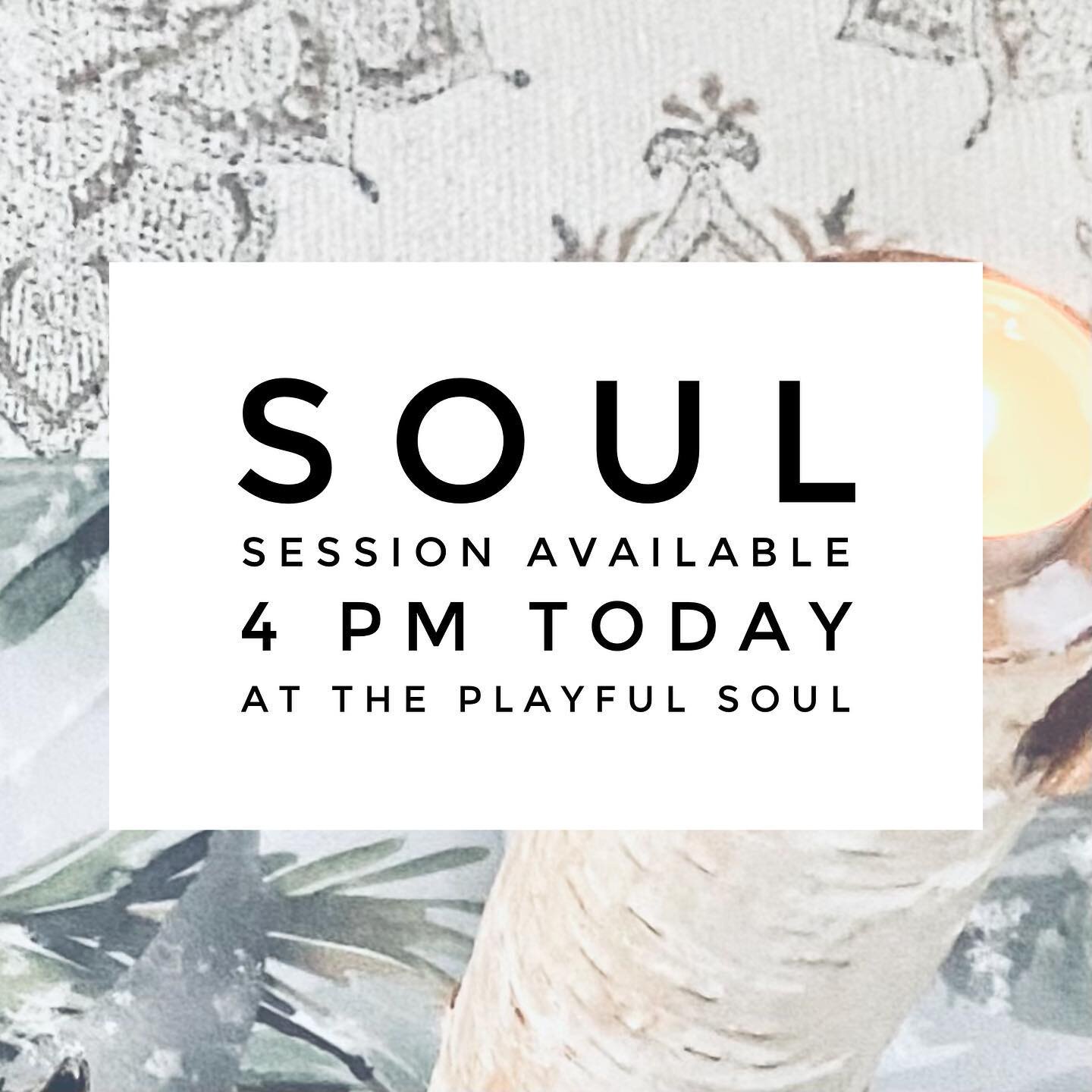 I&rsquo;ll be at @the_playful_soul today and have an opening at 4:00 for a soul session 🌬️💙 We can book 30, 60 or 90 minutes together. Whatever kind of hug for your soul you need! DM me or call 317-253-0499 to book! 🥰 Happy Sunday Everyone! 👐☀️👐
