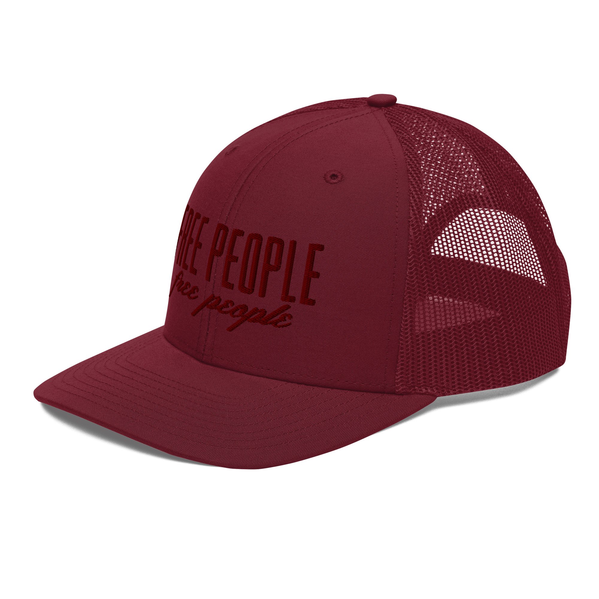 snapback-trucker-cap-cardinal-left-front-632c9b1485bb7.jpg