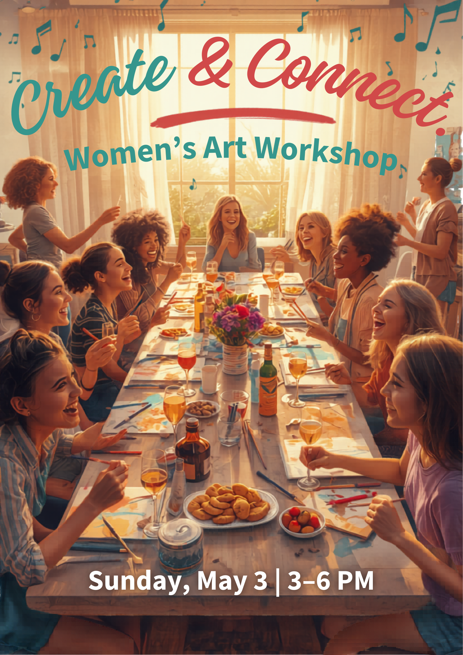 Create and Connect - A space to Express, Connect and Recenter