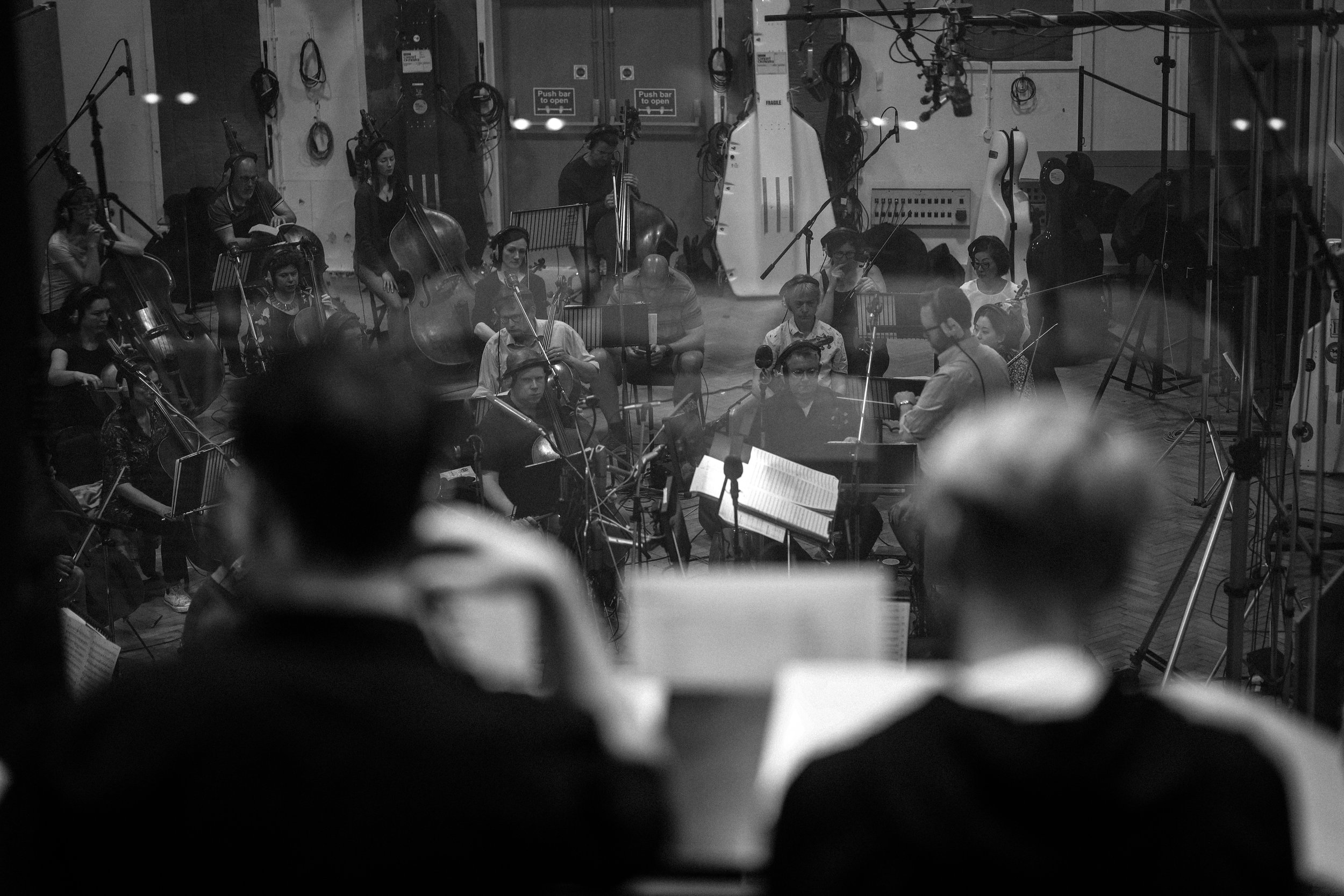 Recording at Abbey Road Studios for Have you Heard George's Podcast? with the BBC Concert Orchestra for BBC Soudns