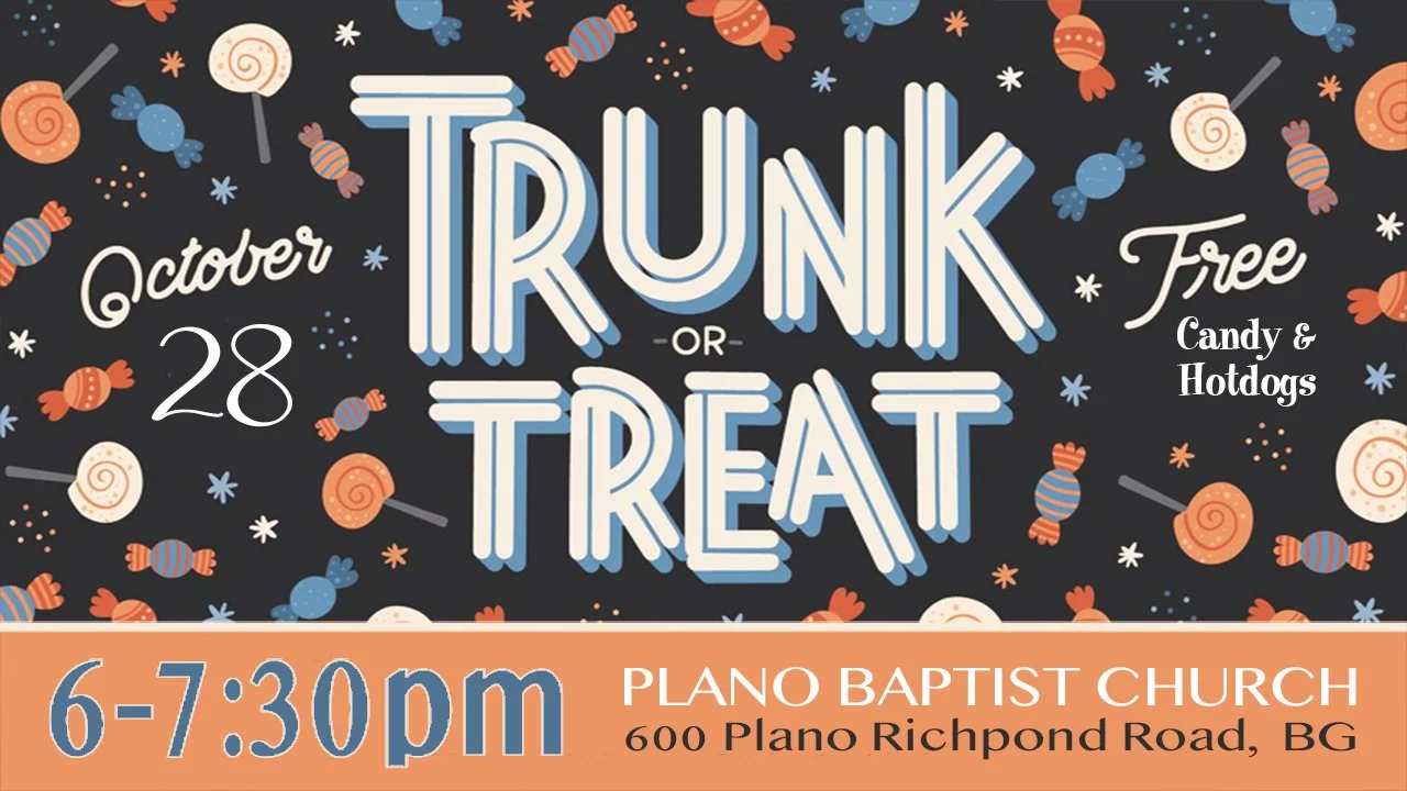Annual Trunk or Treat!