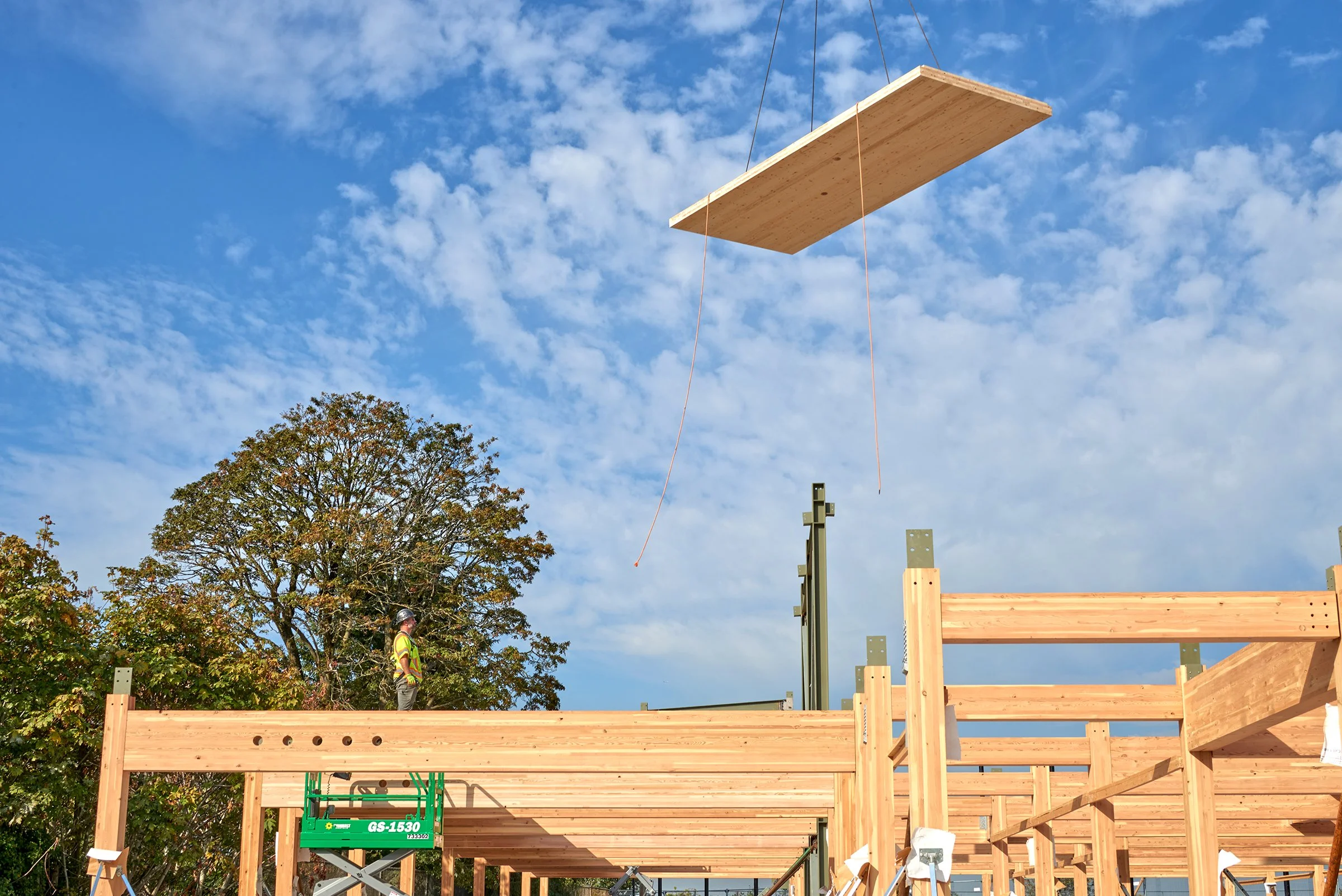 Clt Ramp Mass Timber CLT installation at Van Asselt School! | News — Bassetti ...