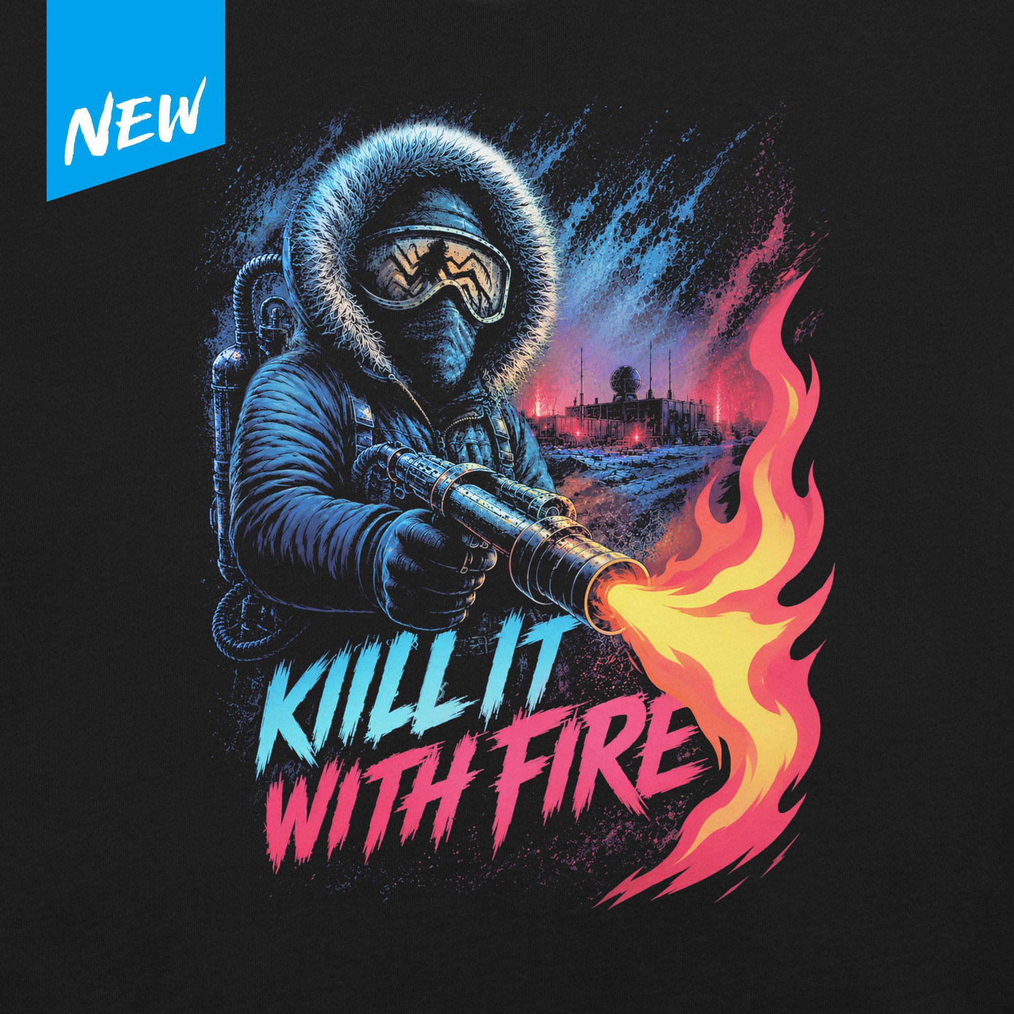 Kill It With Fire Fitted Tee