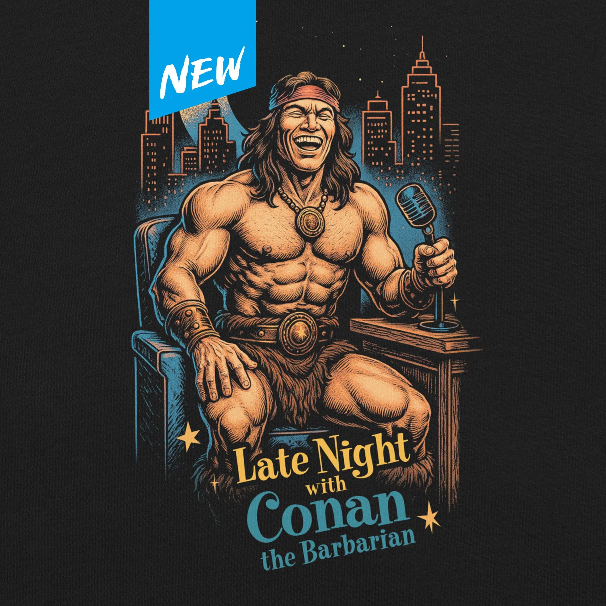 Late Night Barbarian Fitted Tee