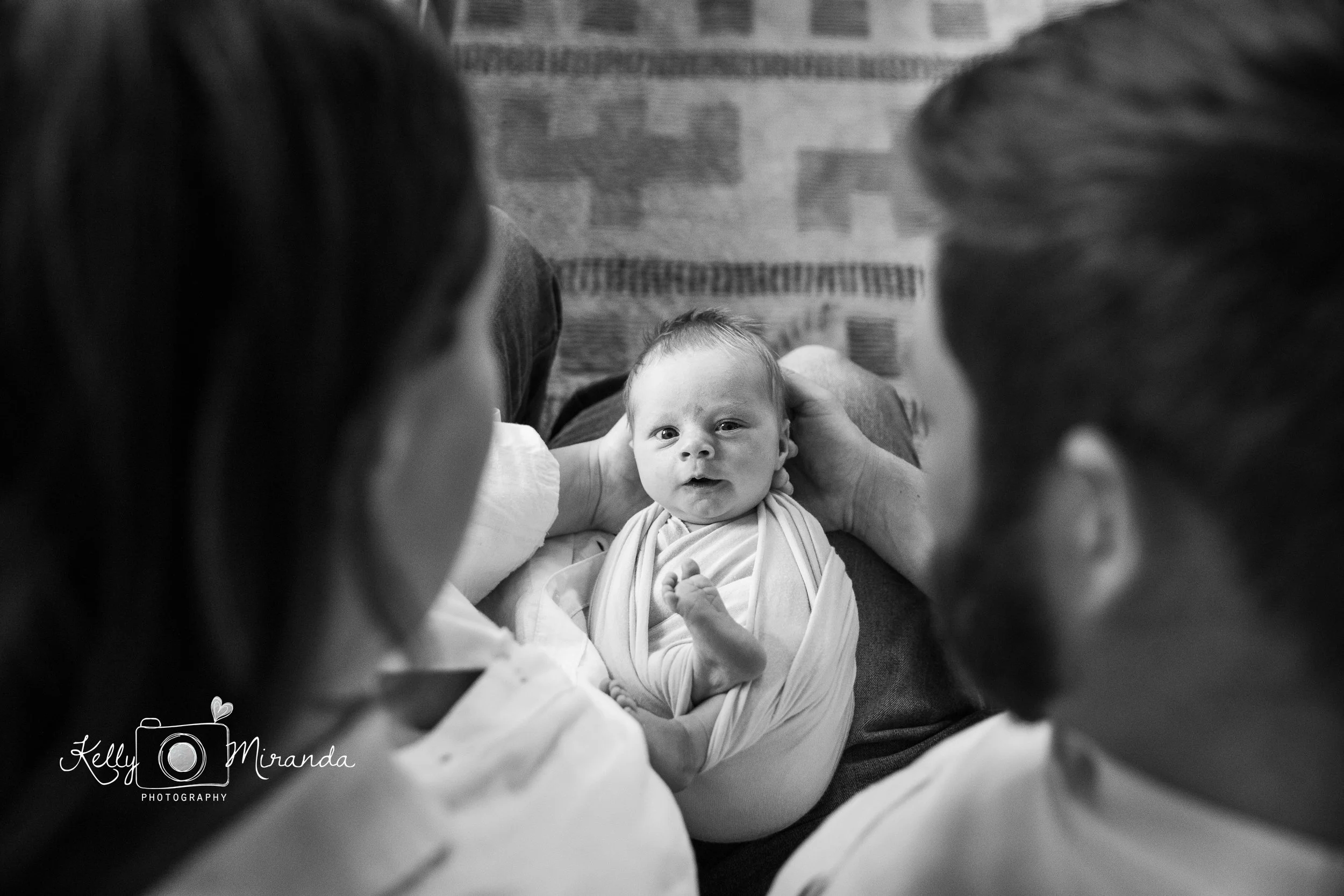 The Beauty of Black & White: Amanda and David’s In-Home Newborn Session