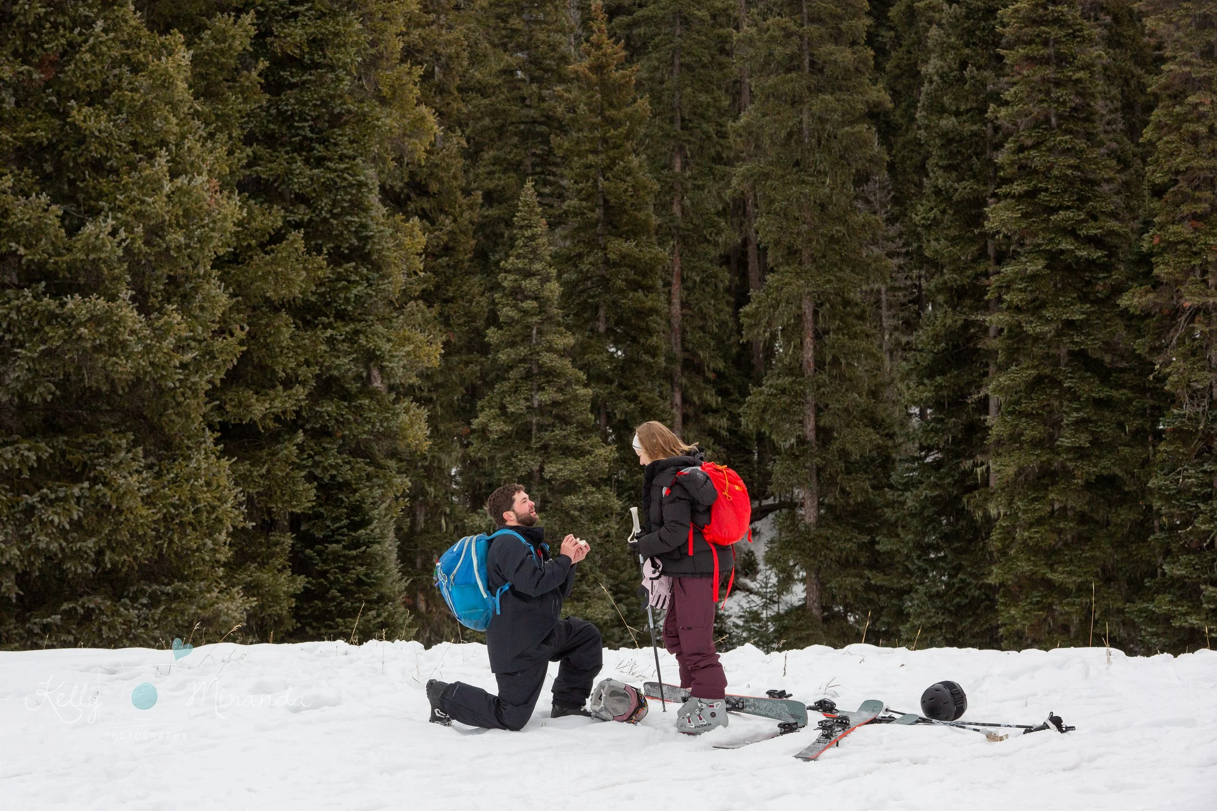 Ski Proposal at Purgatory Ski Resort | Cole + Nikki’s Engagement in Durango, Colorado