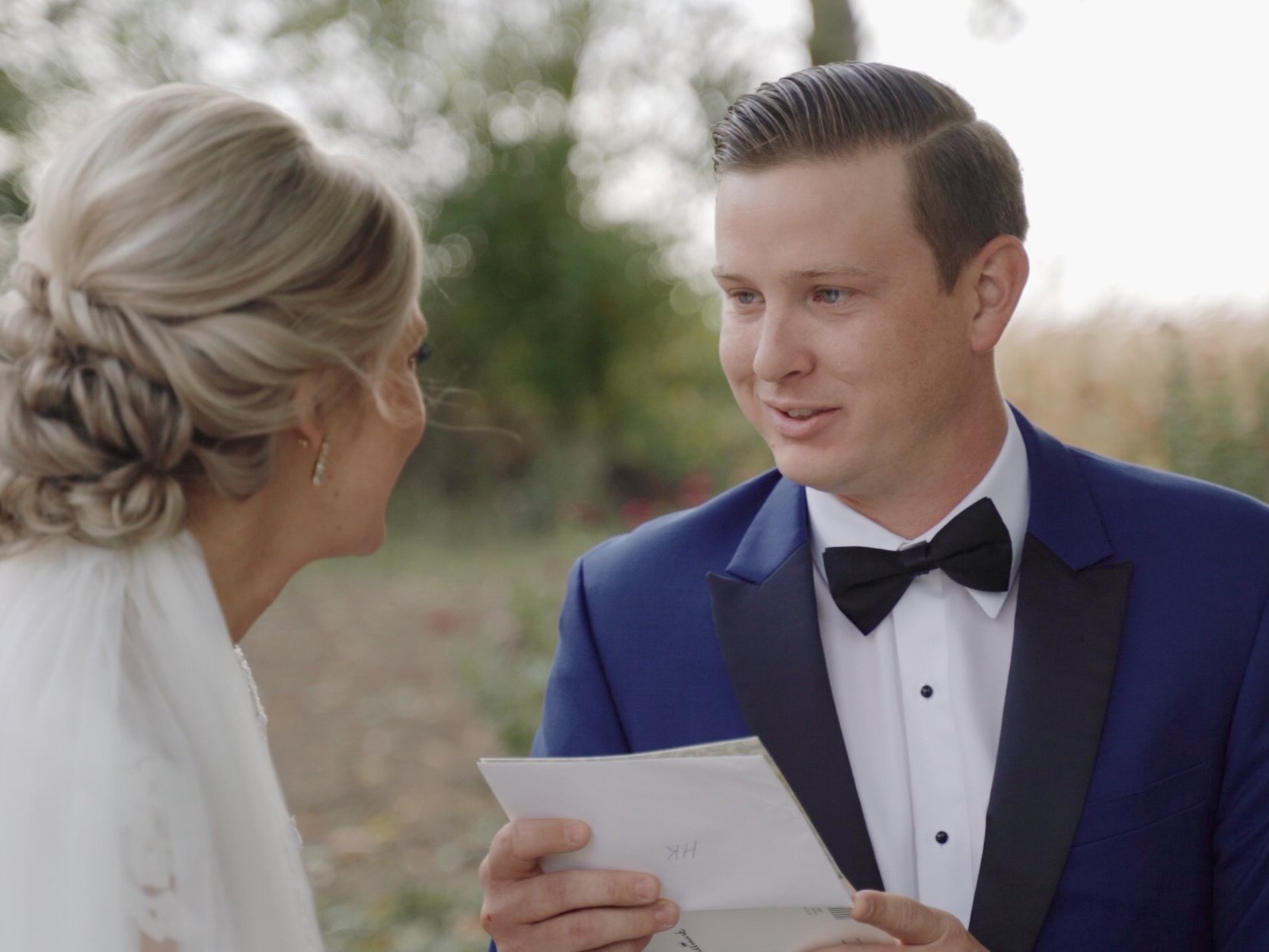 What to say in your letter to your fiancé for your wedding video, Midwest Wedding Videographer
