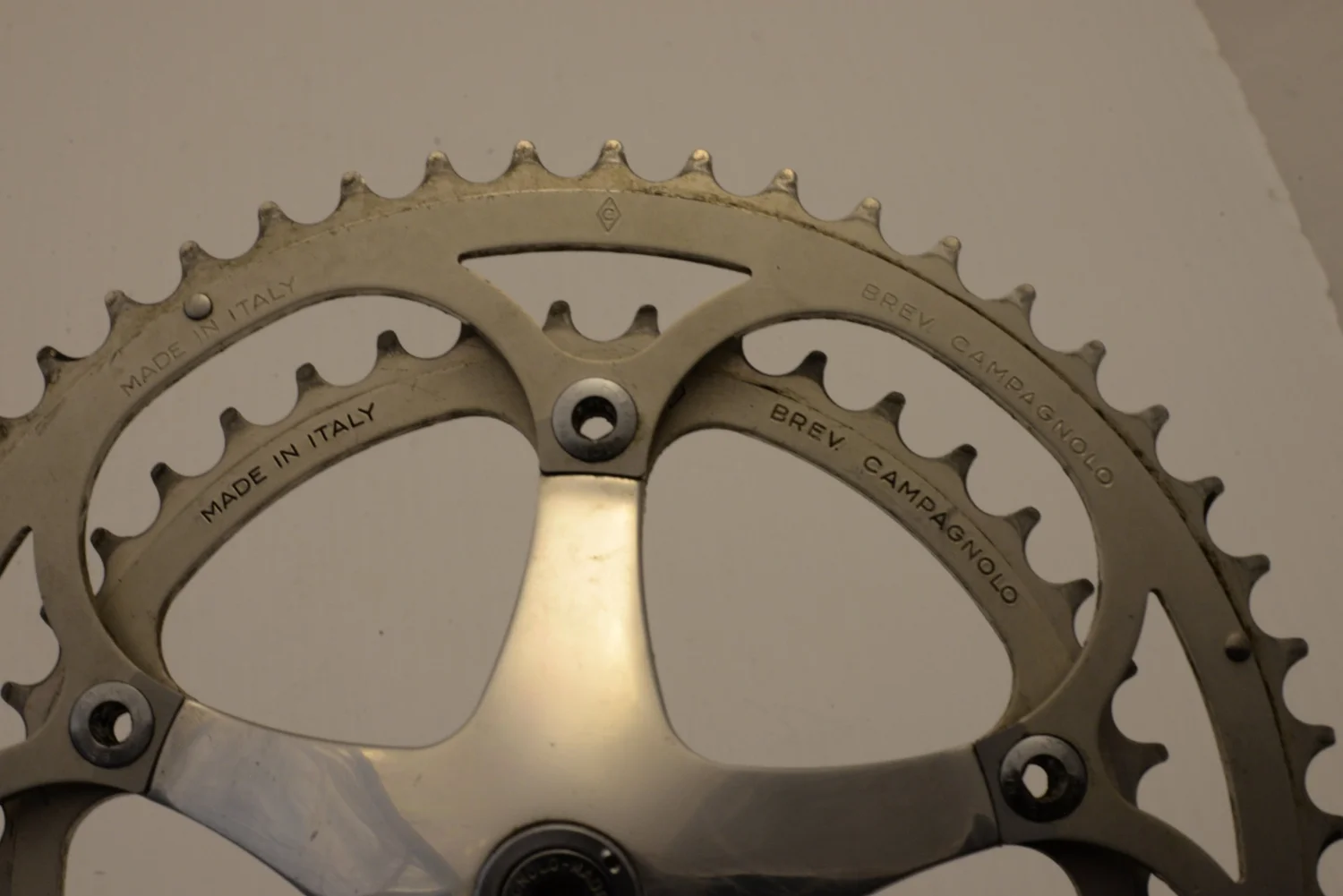 RARE NOS NEW CAMPAGNOLO CROCE D'AUNE CRANKSET 170MM C RECORD 53/42