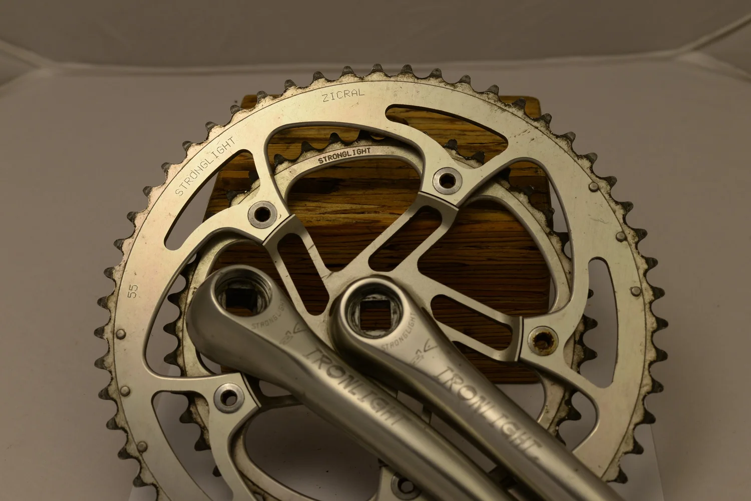 Stronglight Ironlight Crank 175mm 55/42 Double — Hampshire Bicycle