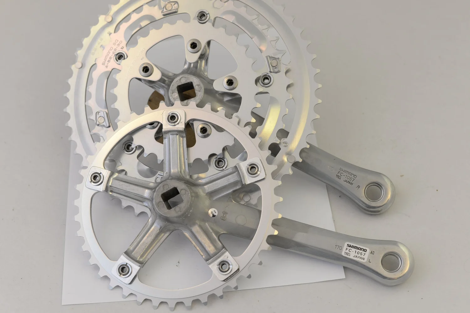 Shimano Tandem Triple Rear Crankset FC -1057 NOS 170mm