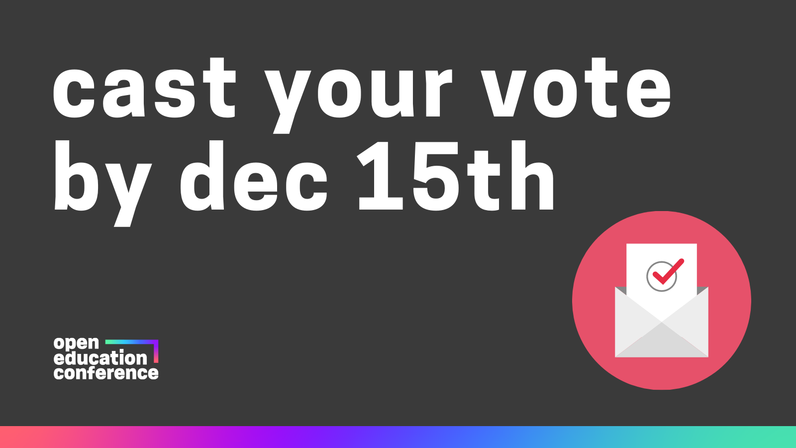 Voting is Open!