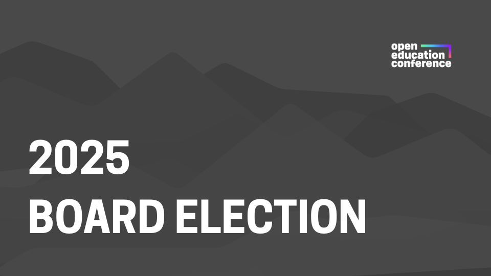 Vote Now for the Open Education Conference Board