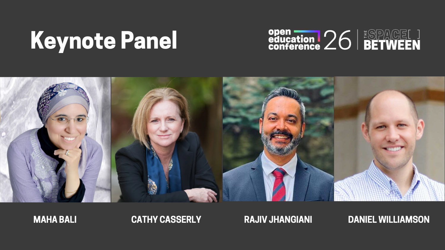 Keynote Announcement: “Future of Open Education” Panel