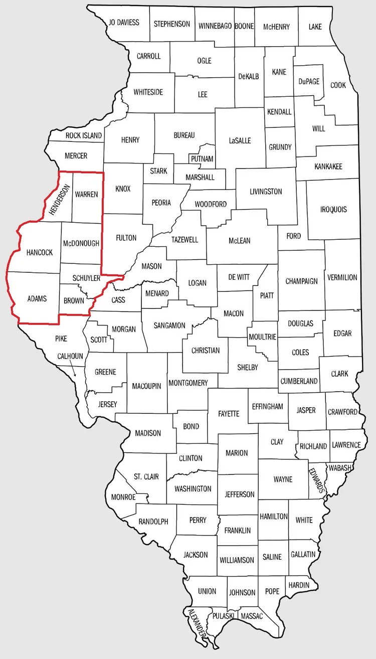 Illinois Farm/Land Appraisal Coverage Area — Spurgeon Appraisals