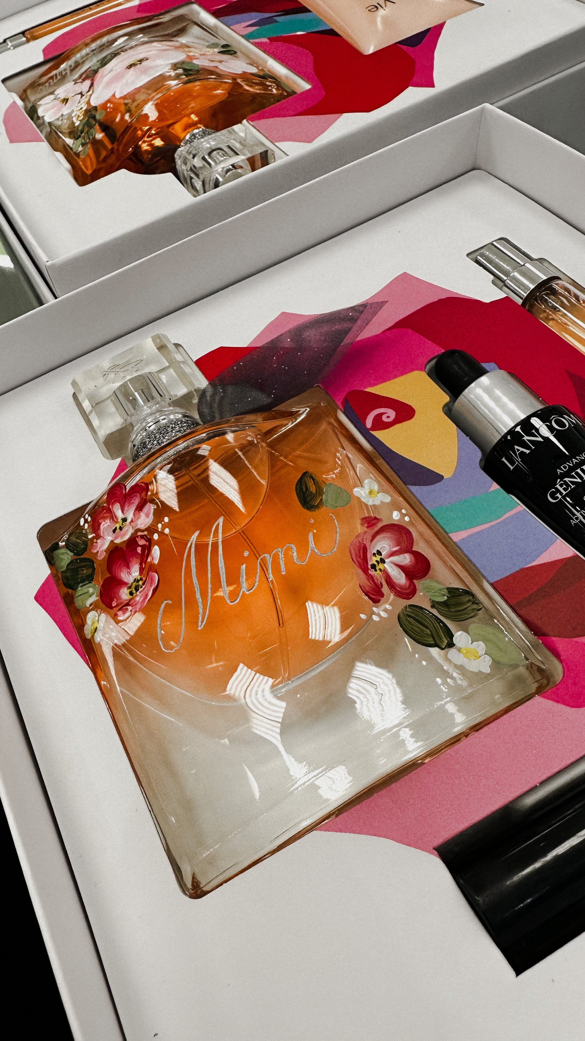 Bottle Painting Brand Activation | Didi Letters, Montreal Artist