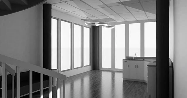 1st Floor Rendering &mdash; Yoga Retreat &mdash;&mdash;&mdash;&mdash;&mdash;&mdash;&mdash;&mdash;&mdash;&mdash;&mdash;&mdash;&mdash;&mdash;&mdash;
#interiordesign #studentwork #revit #architecture #designs #dominohouse #floorplan #creativesuite