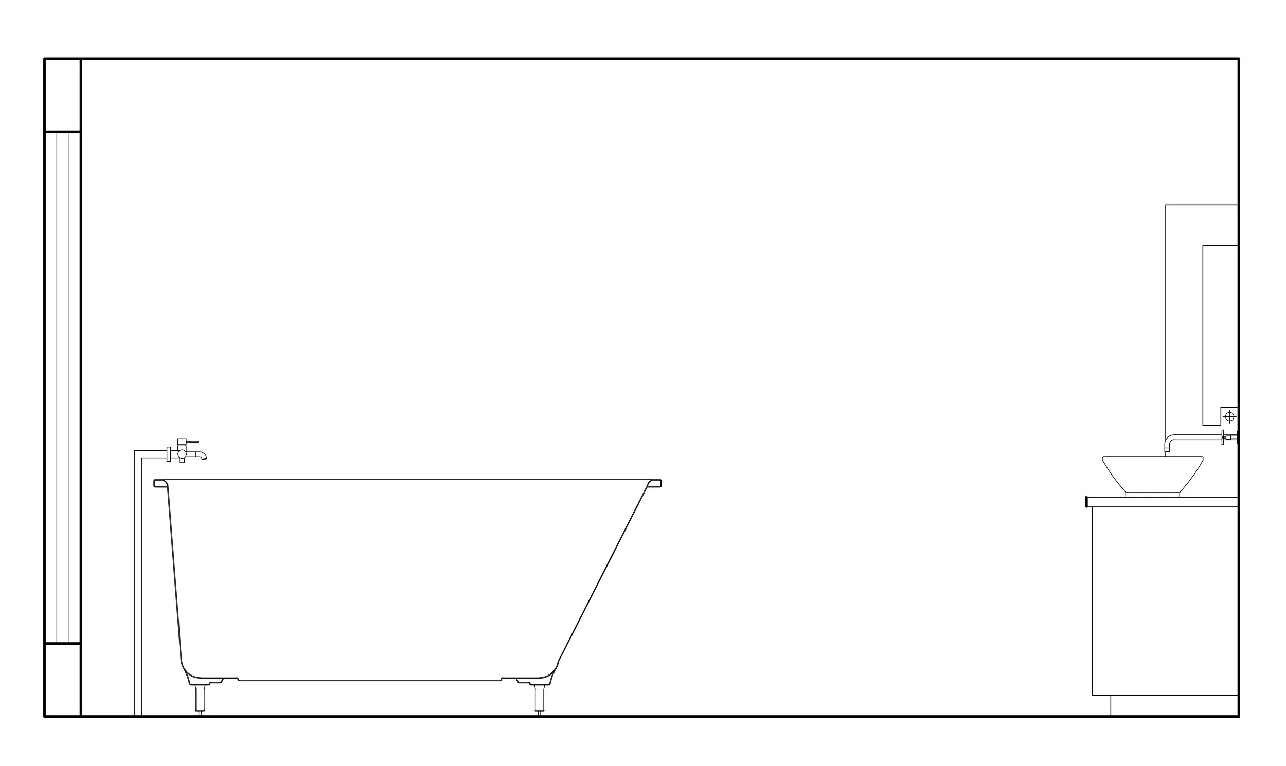 East Wall Interior Elevation
